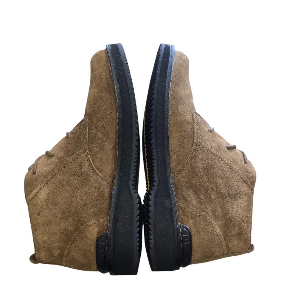 Caterpillar Men's Brown Leather Suede Desert Boots - Size 8